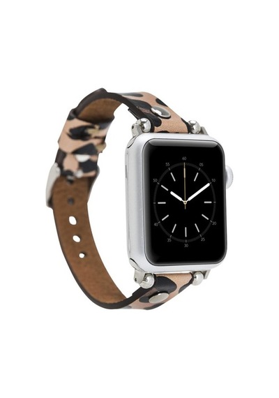 Bouletta Apple Watch Uyumlu Deri Kordon 42-44-45Mm St Leopar Ne