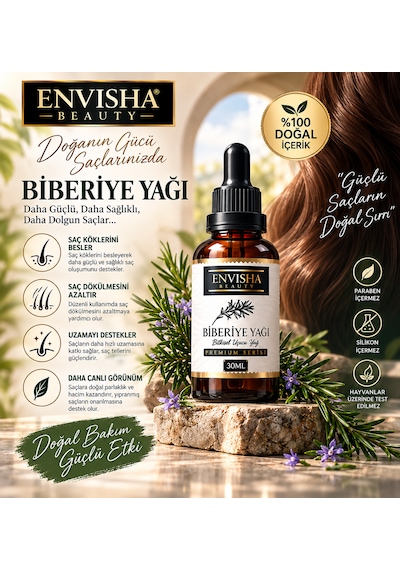 3'lü Saç Bakım Yağı Seti Biberiye 20 Ml + Tatlı Badem 30 Ml + Yılan Yağı 30 Ml Rosemary Oil Saç Ve Cilt Bakımı Damlalıklı Cam Şişe