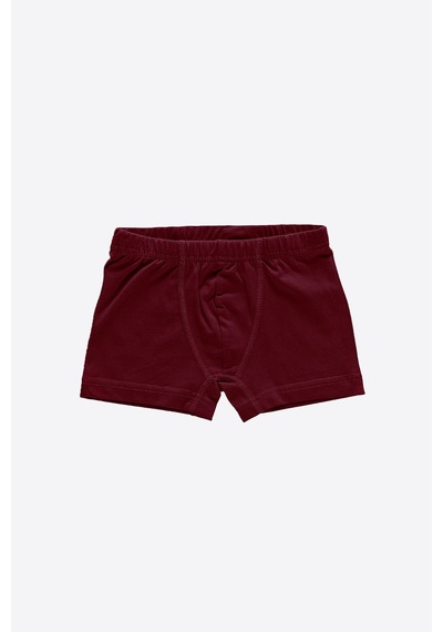 Malabadi Erkek Çocuk Bordo 8'li Paket Pamuk Elastan Boxer 8m209
