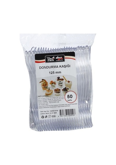 Propack Dondurma Kaşığı 50'li 125mm - Kullan At Pratik Çözüm 4'li Avantaj Paketi - 4 Adet Tarı 4 L