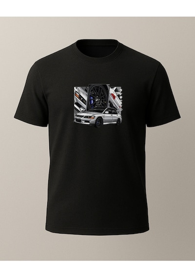 Hugo Boss Evoo Baskılı T-shirt Siyah