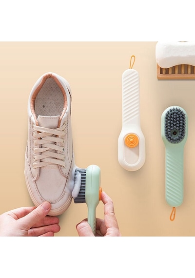 Omilife Ayakkabı Fırçası Deterjan Hazneli Ayakkabı,Bot Temizleme Yıkama Fırçası