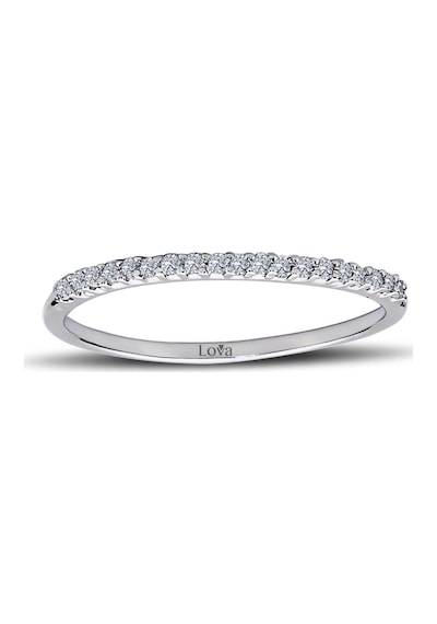 Lova 0,10 Karat Pırlanta Yarımtur Yüzük - 1030146