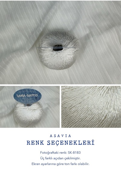Lana Gatto Silky Örgü İpi %100 İpek 50 Gr 214 M Sk-8183