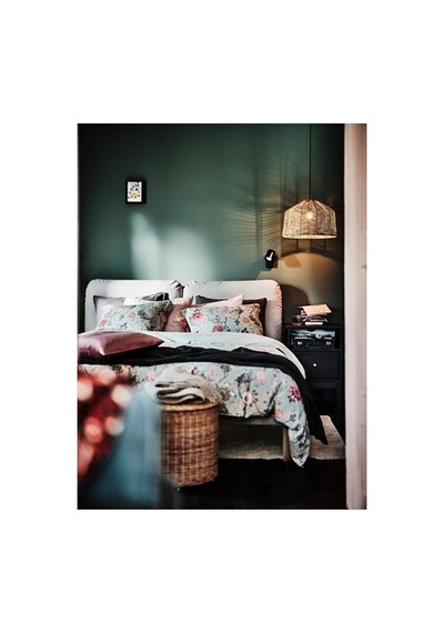 Ikea Kappeland Sarkıt Lamba Abajur Başlığı, Rattan, 45 Cm Çok Renkli