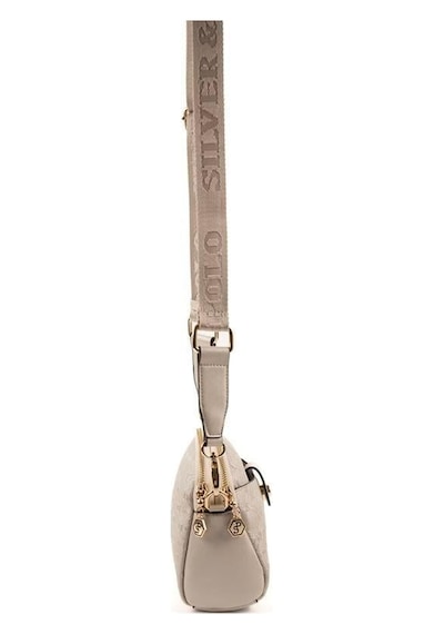 Silver Polo Sp1144 Kadın Çapraz Çanta Logolu Bej-s.bej