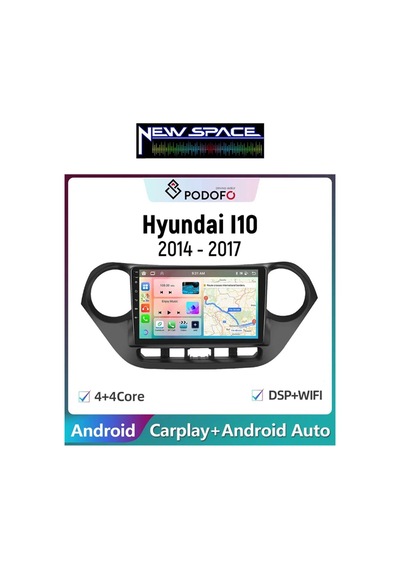 Hyundai İ10 Uyumlu Android 6gb Ram 128gb Rom 8 Çekirdek Carplay Multimedya