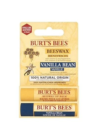 Store Burt S Bees 2li Lip Balm Set Beeswax Vanilya Cilt Besleyici Özellikte 100 Doğal İçeriklerle