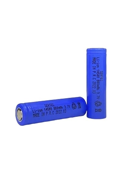 3.7v Li-ion 14500 Aa - 800 Mah 1c Şarjlı Pil