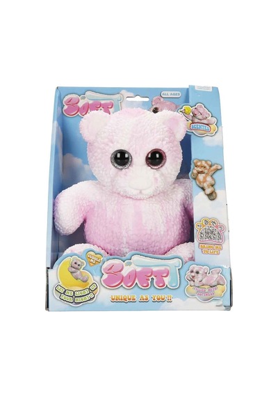 S01012331 Figür Soft Bear Delux Karan Parlayan Ayı