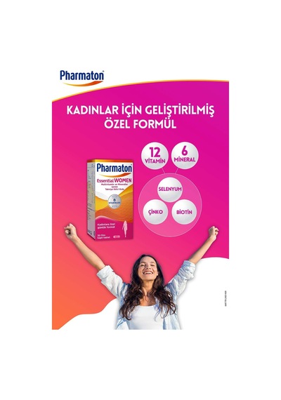 Pharmaton Essential Women 30 Tablet 3 Adet