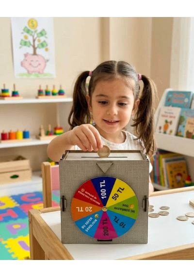 Eğlenceli Çark Mekanizmalı Tasarruf Kumbarası Diğer
