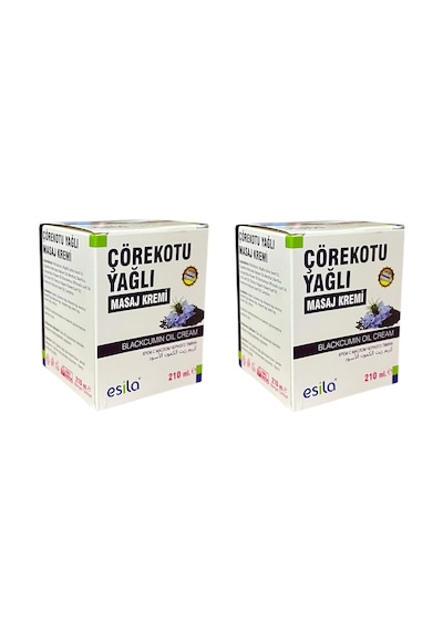 Çörekotu Yağı Masaj Kremi 210 Ml, Esila