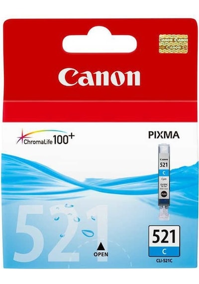 Canon Clı - 521c Mavi  Mürekkep Kartuş 2934b004