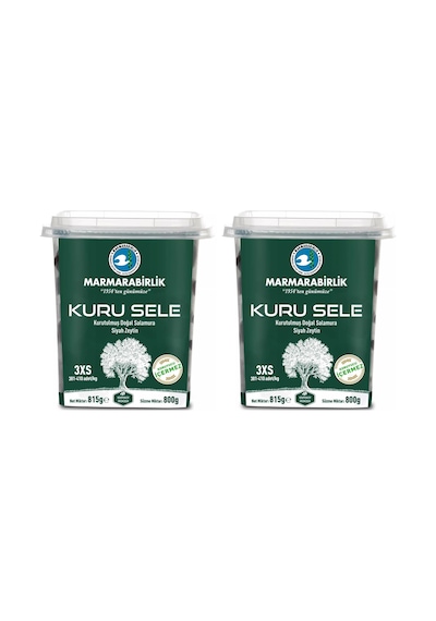 Marmarabirlik Kuru Sele Zeytin 800 Gr 3xs X 2 Adet