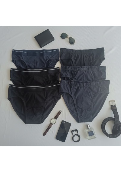 Bonbon Erkek Genç Çocuk 6'lı Paket Slip Bb2748 Karısık