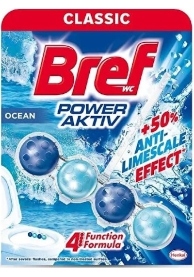 Bref Power Aktiv Klozet Bloğu Okyanus Kokulu 2 Li Set 2pk 1