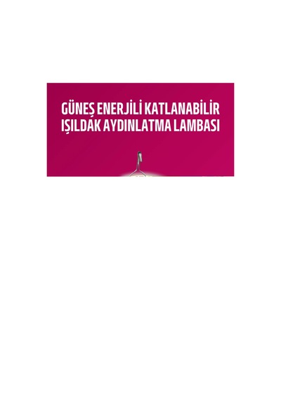 Solar Ve Usb Şarjlı Su Geçirmez Katlanabilir Led Lamba Krgltgs54qbker0byr5 Çok Renkli