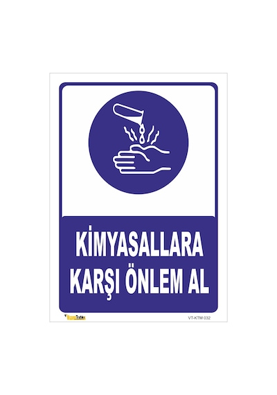 Kimyasallara Karşı Önlem Al - Isg Levhası