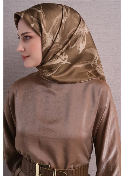 Armine Saf İpek Sura Eşarp 9600d 82 Zümrüt Yeşili