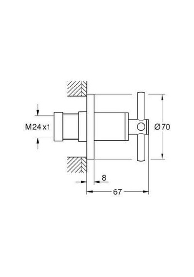 Grohe Atrio Stop Valf - 29396AL0 Nikel