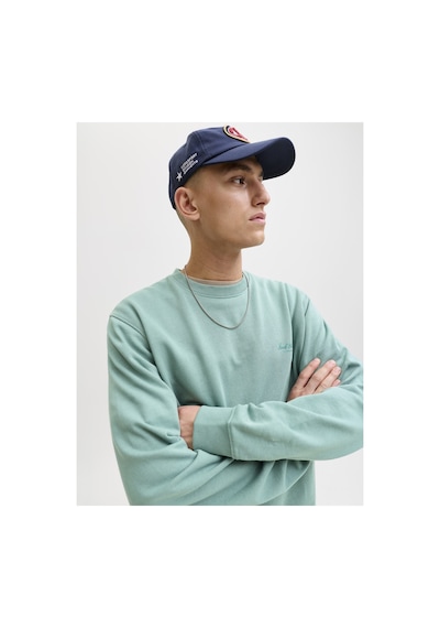 Jack & Jones Jjearchıve Graphıc Rahat Kesim Sweatshirt 12287995 Mavi