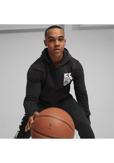 Puma Posterize 2.0 Erkek Siyah Hoodie