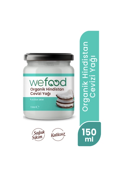 Organik Hindistan Cevizi Yağı 150 Ml Soğuk Sıkım Diğer