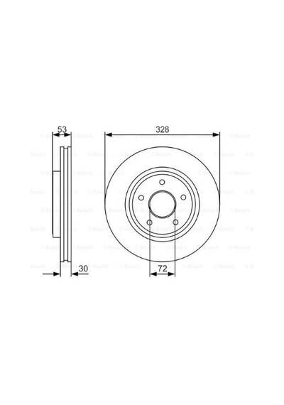 Jeep G. Cherokee Wh 3.0crd 2005-2011 Bosch Ön Disk 2 Adet