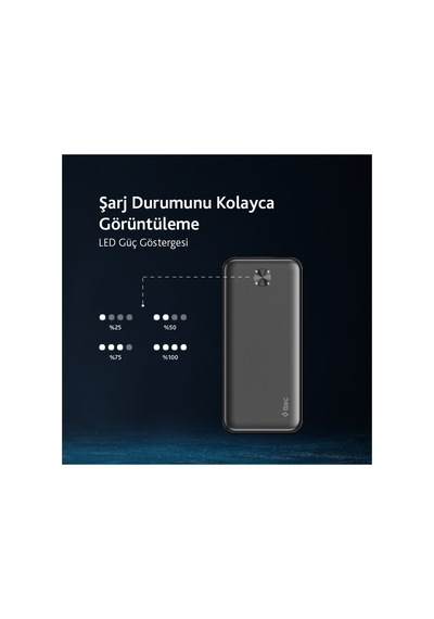 Ttec Recharger 10.000mah Taşınabilir Şarj Aleti/powerbank 2bb234 Siyah