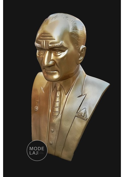 Atatürk Büstü 65 CM Fiber Glass Polyester