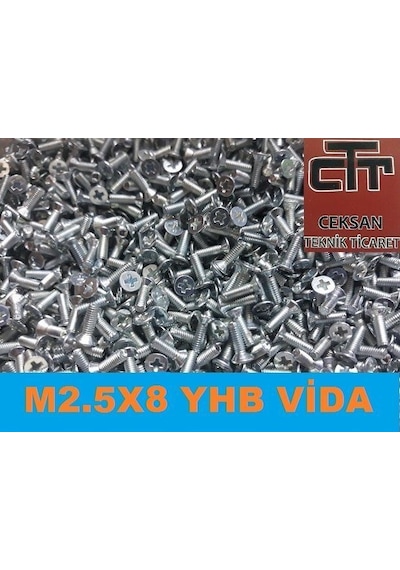 M2.5X8 Yhb Vida 100 Adet N11.57883
