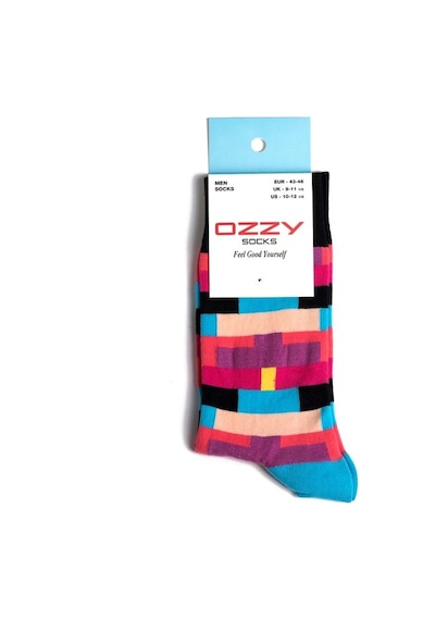 Ozzy Socks Box Desenli Çorap Çok Renkli