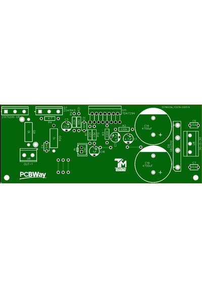150 Watt  - TDA7294 - Tek Kanal Mono Amfi Devresi