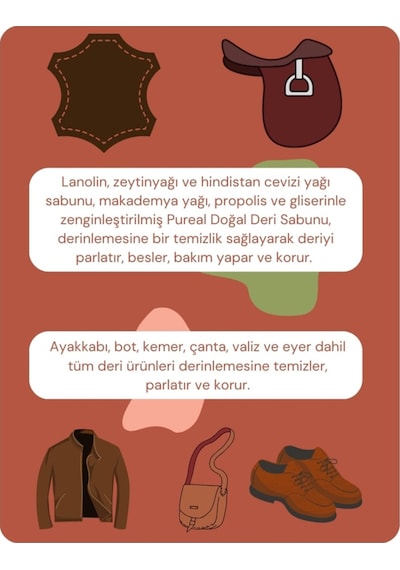 Pureal Doğal Deri Ayakkabı Temizleme Sabunu Diğer