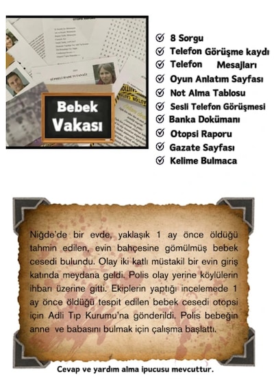 Dedektif Oyunu Dört Farklı Dava Pakedi Bir Arada