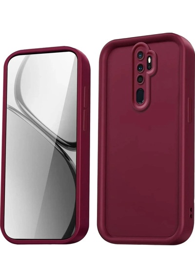Xiaomi Redmi Note 8 Pro Kılıf Viera Silikon Bordo