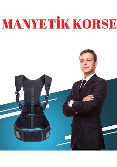 Kamburluk Önleyici Dik Duruş Korsesi Bel Sırt Omuz Korsesi