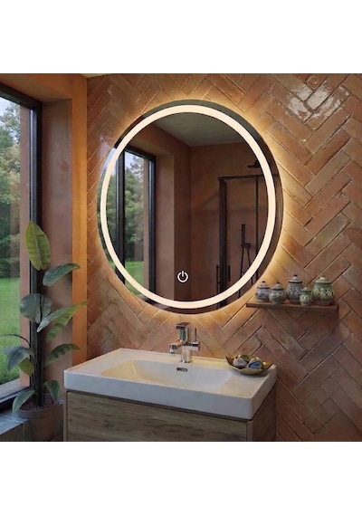 Dokunmatik Ledli Banyo Aynası 80cm Fiş Dahil Değildir Şeffaf