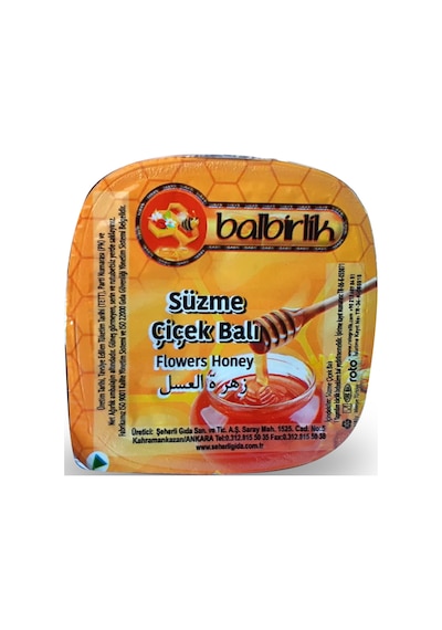 Balbirlik Süzme Çiçek Balı 120 x 15 G