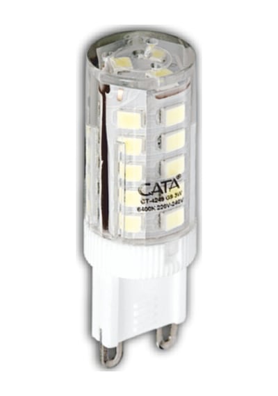 10 Adet Cata Ct 4249 Kapsül Led Ampul 3w 220v Beyaz Işık 6400k G9 Duy Beyaz