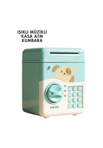 Sam51 Müzikli Işıklı Kumbara Su Yeşili