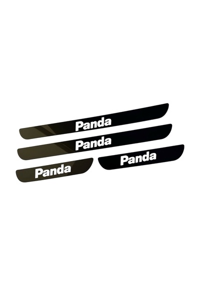 Fiat Panda Pleksi Kapı Eşiği Piano Black 4 Parça