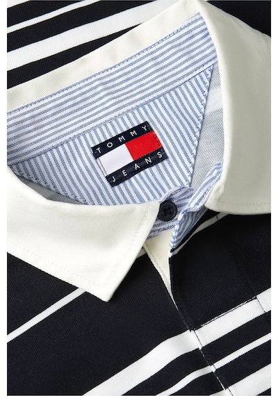 Tommy Jeans Çizgili Relaxed Fit Düğmeli Polo Yaka Sweat Erkek Polo Yaka Sweat Dm0dm23164 C1g Lacivert Tommy Jeans Çizgili Relaxed Fit Düğmeli Polo Yaka Sweat Erkek Polo Yaka Sweat Dm0dm23164 C1g Lacivert