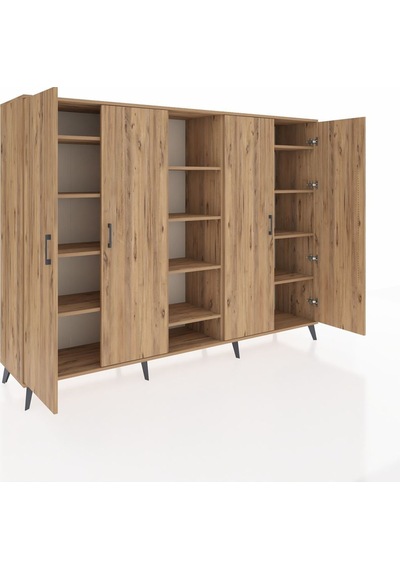 Hyperion Dolap 12 Raflı 4 Kapaklı 220x44x163 Çam-çam Atlas Çam - Atlas Çam Hyperion Dolap 12 Raflı 4 Kapaklı 220x44x163 Çam-çam Atlas Çam - Atlas Çam