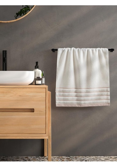 Tekli Havlu Mıcro Pamuk Eco Karna Vesta - 50 X 90 Pudra