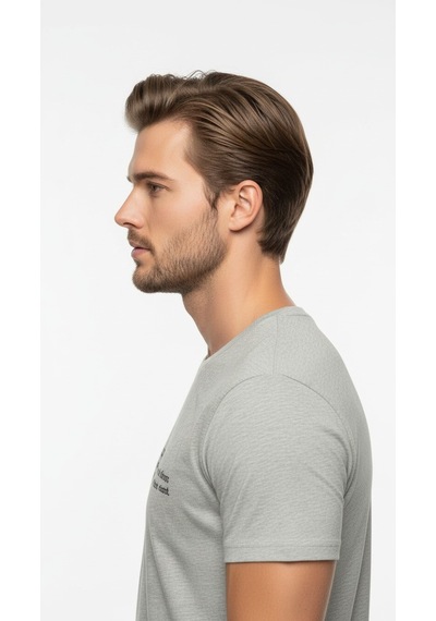 Maximodena Minimal Yazı Baskılı Erkek Günlük T-shirt Urban Stil Çok Renkli
