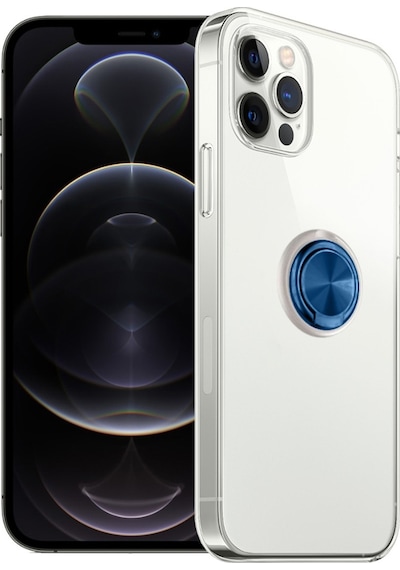 Fitcase Apple Uyumlu iPhone 12 Pro Max Kilif Gross Ring Seffaf Arka Kapak 488500698