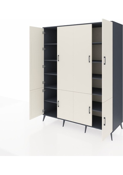 Kronos Gardrop 10 Raflı 8 Kapaklı 176x59x221 Antrasit-aytaşı/antrasit Aytaşı/antrasit Kronos Gardrop 10 Raflı 8 Kapaklı 176x59x221 Antrasit-aytaşı/antrasit Aytaşı/antrasit