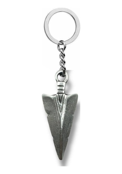 Triangle Ok Ucu Figürlü Metal Anahtarlık Modern Ve Şık Geometrik Tasarım